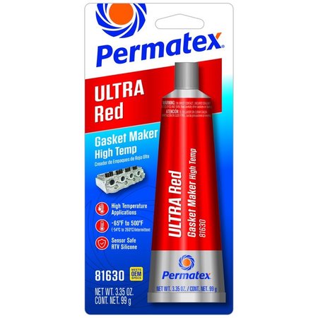 PERMATEX Gasket Maker Red 3.35Oz 81630